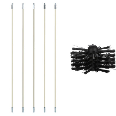 

Gobestart Chimney Tube Inner Wall Cleaning Brush Dryer Tube Brush Can Bend New Products