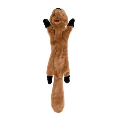 

No Stuffing Plush Dog Gnawing Toys Stuffless Tough Teething Squeaky Animal Toys