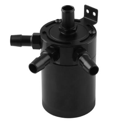 

3-Port Billet Aluminum Baffled Oil Catch Can Tank Oil Separator with Filter