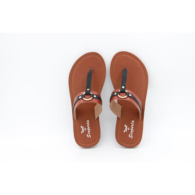 

Scoperta beach slippers HK11 pumetal bucklePU fit EVATPR bottom 16595