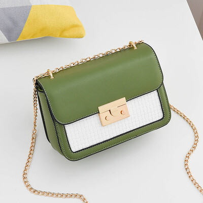 

Spring&Summer Single Shoulder Ladys Chaozhou Korean Ins Baitao Chain Slant Bag Fashion Simple