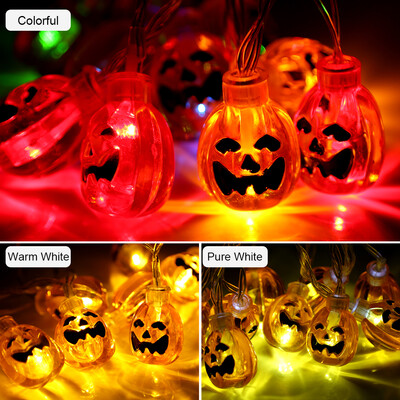 

Indoor Battery Powered 1020 LED Pumpkin String Lights Christmas Party Decor Lamps String Lamp LED String Light