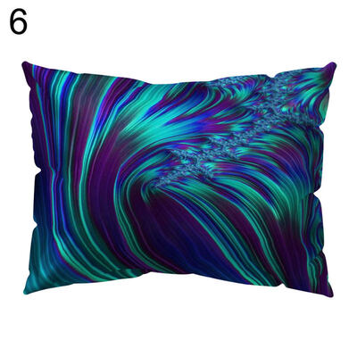 

Colorful Stripe Car House Pillow Case Cushion Cover Sofa Bed Car Office Decor