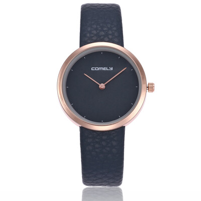 

Simple Japanese movement ladies watch leather quartz watch