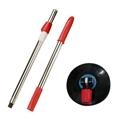 

Siaonvr Spin Mop Pole Handle Replacement for Floor Mop 360 No Foot Pedal Version Black