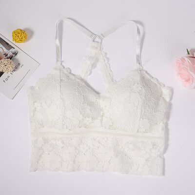 

French Lace Underwear Sexy Beauty Back Tube Top