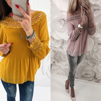 

Summer Fashion Women Boho Loose Tops Off Shoulder Sexy Blouse Skirt T-Shirt Tops