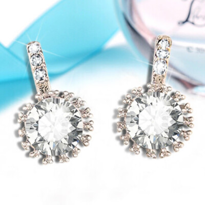 

Zircon Earrings Korean Version of The Temperament Female Earrings Earrings