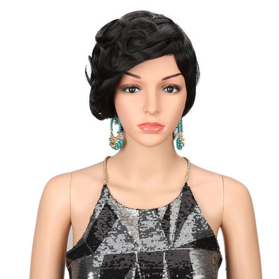 

Noble Synthetic Wigs For Women Wave 10 Inch Womens Wigs Short Synthetic Hair Blonde Wig Heat Resistant Hair Free Shipping