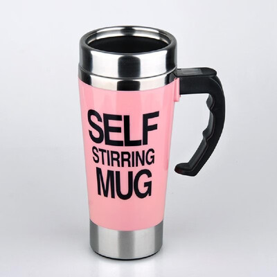 

500ml Mugs Automatic Electric Lazy Self Stirring Double Insulated Cup Coffee Milk Mixing Mug Smart Stainless Steel Juice Mix Cup D