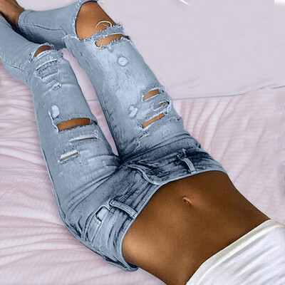 

Tailored Women Leggings New Skinny High Waist Jeans Trousers Denim Stretchy Pencil Pants