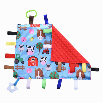 

Tailored Infant Baby Soft Sleep Soothing Towel Security Blanket Hand Towel BB Sound Toys