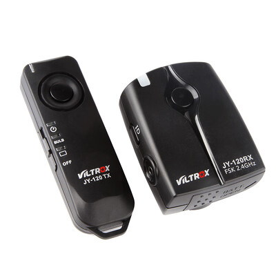 

VILTROX JY-120-N1 Replaceable Plug Cable Mini Wireless Timer Remote Shutter Release Controller Set Transmitter Receiver with N1 Ca