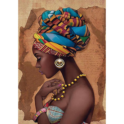 

5D DIY Diamond Painting Simplicity Vintage Women Cross Stitch Embroidery
