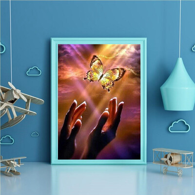 

Gobestart 5D Embroidery Paintings Rhinestone Pasted DIY Diamond Painting Cross Stitch Full Diamond