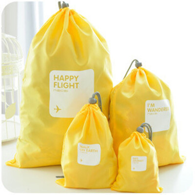 

4PcsSet Portable Waterproof Travel Bundle Pocket Clothing Finishing Storage Bag