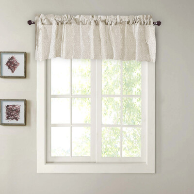 

Gobestart Valance Curtains Extra Wide&Short Window Treatment Kitchen Living Bathroom