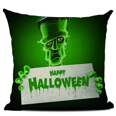 

Halloween Multi Designs Decorative Throw Pillow Cover Square Pillow Case With Zipper for Home Bar Halloween
