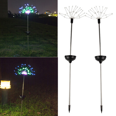 

Gobestart 90LED Solar Power Garden Light Christmas Lights Outdoor Fireworks LED Lawn Lamp