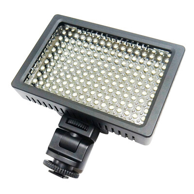 

HD 160 LED Video Light Dimmable Camera Photography Lighting Fill Lamp 3 Filter Plates Camcorder Video Light