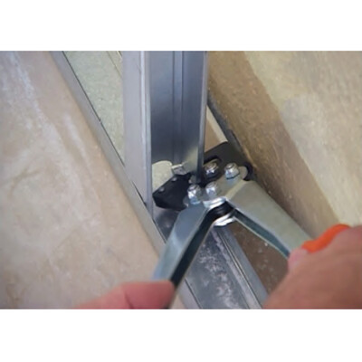 

〖Follure〗Light Steel Keel Stud Joiner Crimper Pliers Drywall Stud Crimper Plier Tool