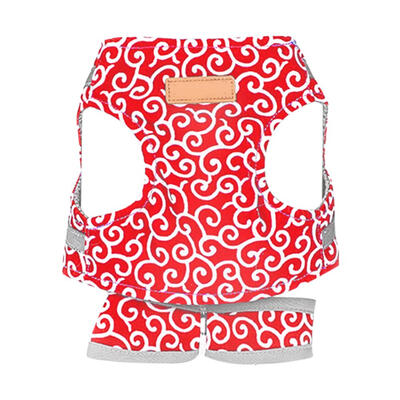 

Japanese Style Pet Dog Cat Harness Vest Collar Outdoor Walking Leash Set