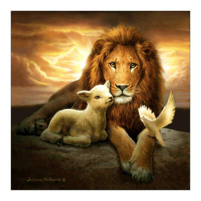 

5D DIY Full Drill Diamond Painting Lion Cross Stitch Embroidery Mosaic Kit