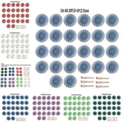 

42pcs Set Bristle Disc Brush Kit Detail Polishing Wheel Tool Accessories