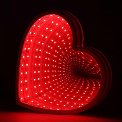 

Love Heart Style 3D Night Light Cute Led Lights For Kid Baby Sleeping Room Wall Decor Lamp Christmas Holiday Toy Gifts