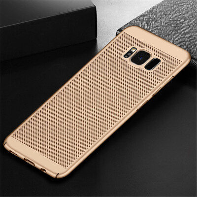 

Goowiiz Phone Case For Samsung Galaxy S7S7 EdgeS6S6 EdgeS6 Edge Plus Full Protection Slim Hard PC Breathable Grid Back Cover