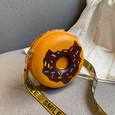 

Net red air small bag summer cute cartoon womens bag new 2019 sweet circle bag single shoulder satchel