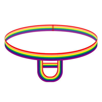 

Tailored Mens Fashion Sexy Hot Gay Underwear Rainbow Stripes Elasticity Ring Underwear