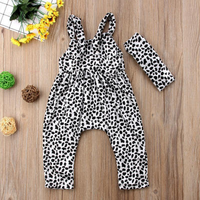 

Toddler Kids Baby Boy Girl Polka Dot Romper Jumpsuit Bodysuit Outfit Sunsuit