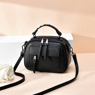 

2019 new casual single shoulder diagonal small bag Korean version of the fresh fashion womens bag small square package cross-border