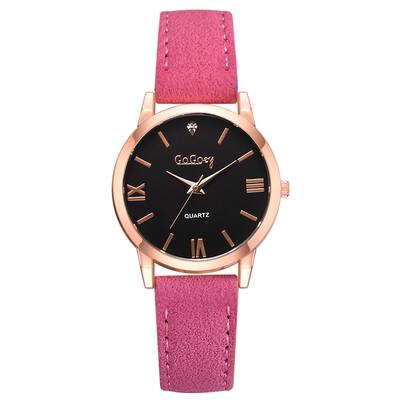 

Womens watch Roman word scale dial pu with student watch