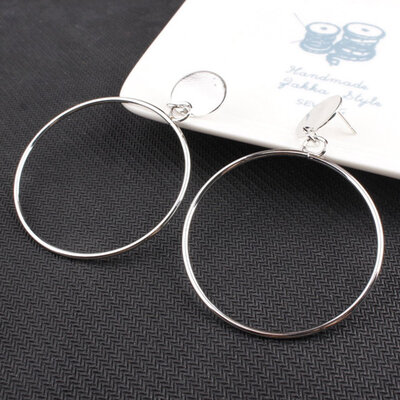 

Circle Round Earring Hyperbole Personality Large Hoop Earring For Women Fashion Jewelry