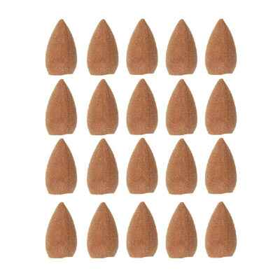 

Round Ceramic Smoke Backflow Incense Burner Censer Incense Holder Home Decor Living Room 20 Cones