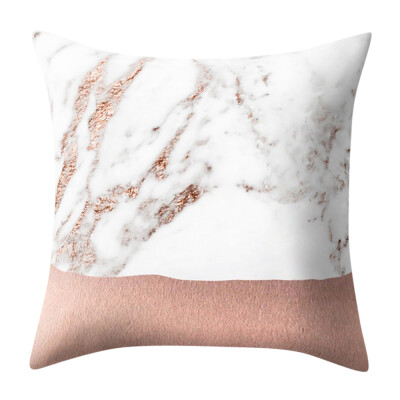 

〖Follure〗Geometric Marble Texture Throw Pillow Case Cushion Cover Sofa Home Decor