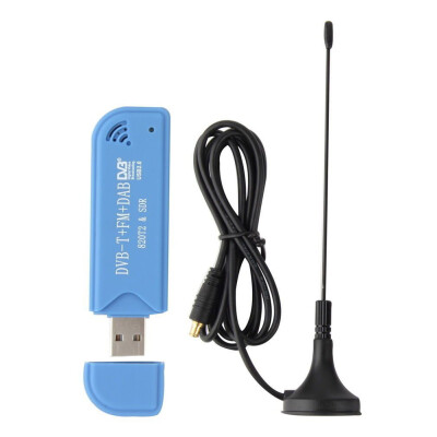 

USB20Digital DVB-T SDRDABFM HDTV TV Tuner Receiver Stick RTL2832UR820T2