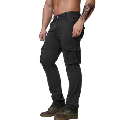 

Gobestart Fashion Mens Regular Fit Pants Cargo Pants Casual Trousers Work Pants