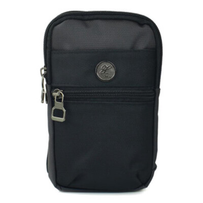 

1Pc Outdoor Men Bag Wear Belt Pockets Vertical Men Coin Purse Men Shoulder Bag