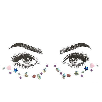 

〖Follure〗Face Gems Adhesive Glitter Jewel Wedding Festival Rave Party Body Make Up