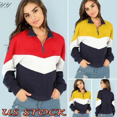 

Womens Autumn Winter Hoodie Sweatshirt Jumper Sweater Hooded Pullover Coat Tops
