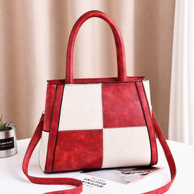 

2019 female bag spring new European&American fashion handbag elegant big bag shoulder Messenger bag