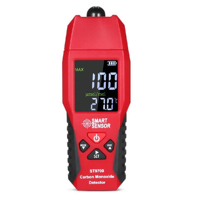 

SMART SENSOR ST9700 Handheld Carbon Monoxide Meter with High Precision Testing Meter Monitoring Detector Gauge LCD Color Display