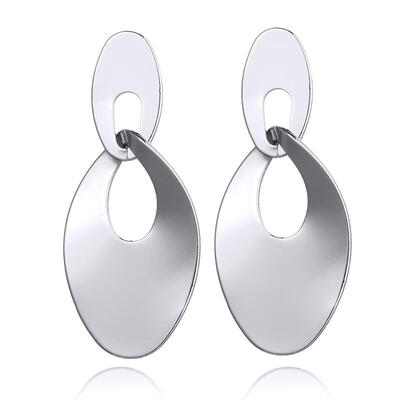 

Trendy Geometric Curved Oval Dangling Earrings For Women Statement Fashion Jewelry Boucle Doreille Femme 2019 Brincos Oorbellen