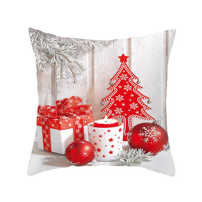 

Siaonvr Merry Christmas Super Soft Square Throw Pillow Pillow Cover 45x45cm Home Decor