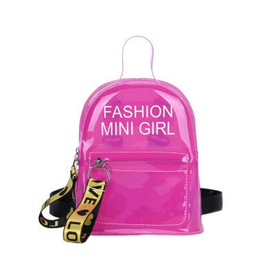 

2019 New Fashion PVC Backpack Childrens Student Jelly Backpack