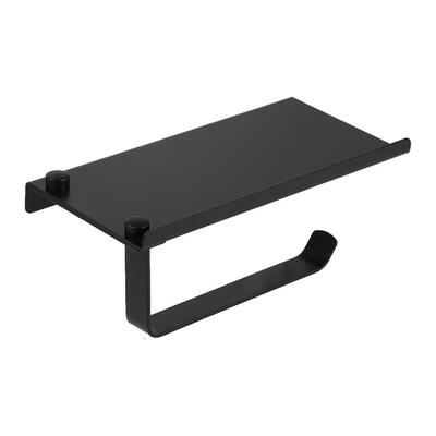 

Wall Mounted Paper Towel Rack Stainless Steel Bathroom Tissue Holder Shelf