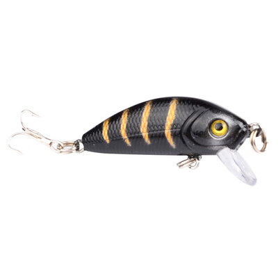 

New Hot 1PCSlot 5cm 36g Fishing Crank Lure Minnow Hard Bait with 2 Fishing Hooks Fishing Tackle Lure 3D Eyes high quantity shock